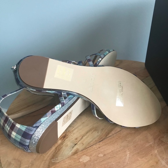 J. Crew "Cary" mini wedge sandals - Picture 2 of 3